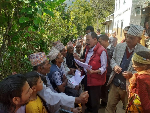 एकीकृत समाजवादी रामेछापको चुनावी घरदैलो: फोटोफिचर