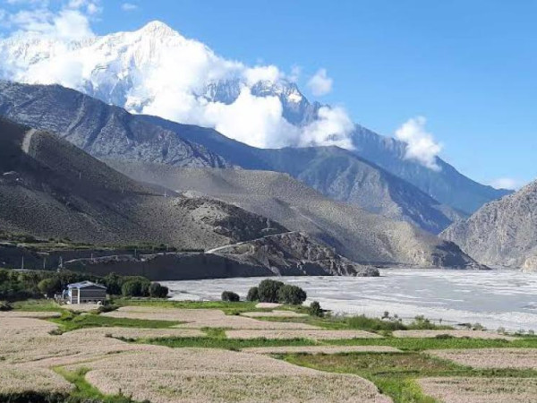उपल्लो मुस्ताङमा हिमतालको जोखिम स्थलगत र ड्रोनमार्फत अनुगमन