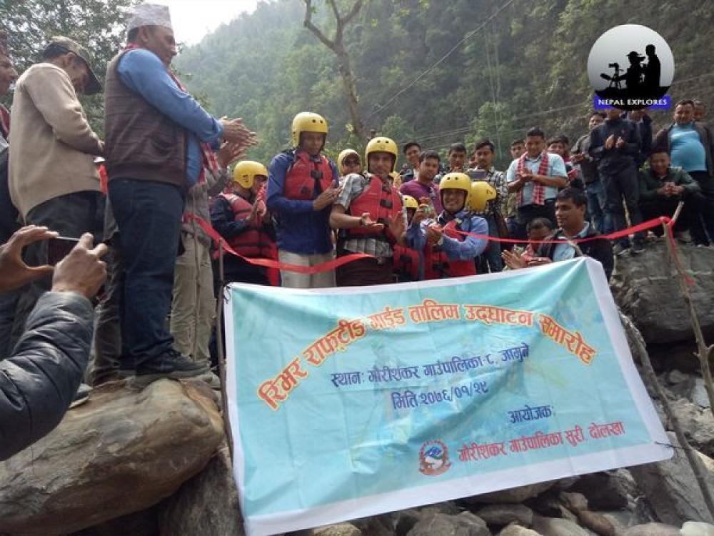 River Guide Training for Commercial Tourism Promotion